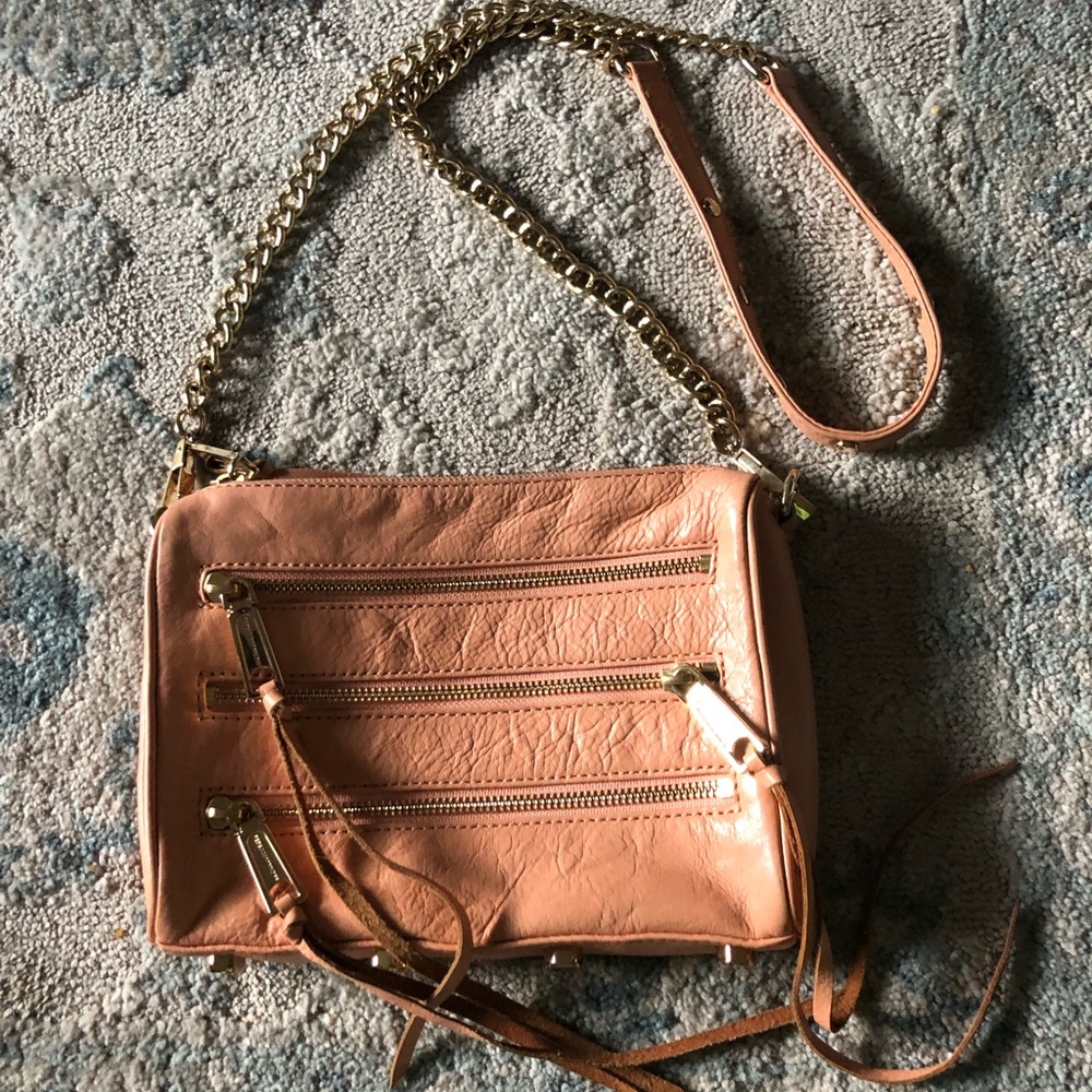 🔴sold🔴 Rebecca Minkoff tangerine triple crossbod